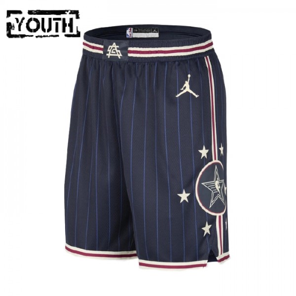 All-Star 2024 NBA Shorts Eastern Conference Navy Swingman - Kinder